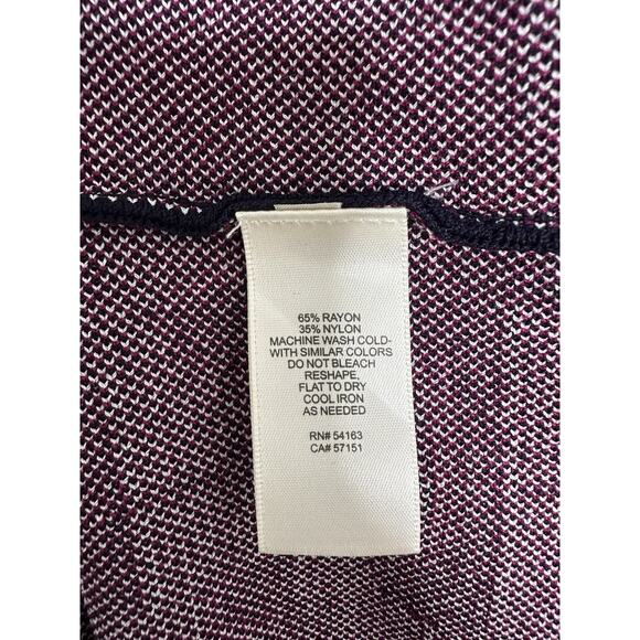 Eliza J Women’s Scoop Neck Fit & Flare Printed Sweater Dress Size XL - Picture 5 of 7